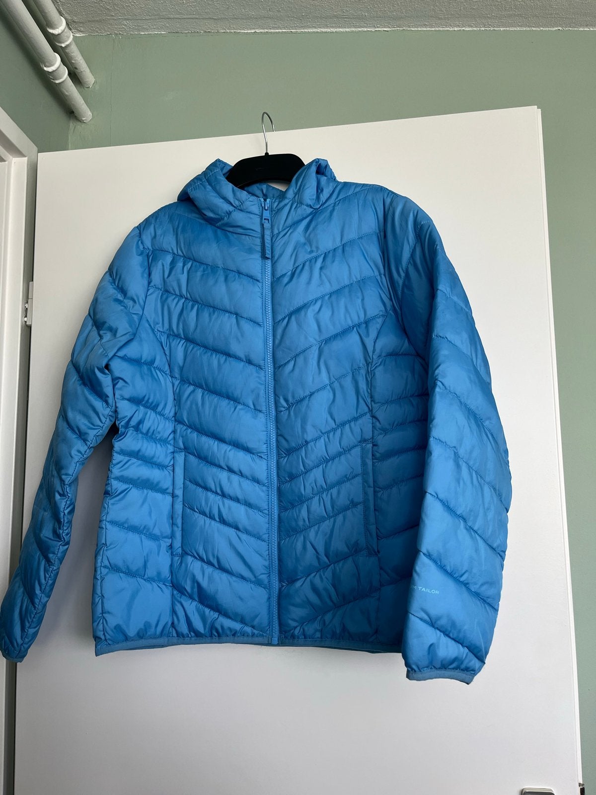 Tom Tailor Denim Gewatteerde Jas Dames Maat L, Ophalen of Verzenden, Zo goed als nieuw, Maat 42/44 (L), Blauw