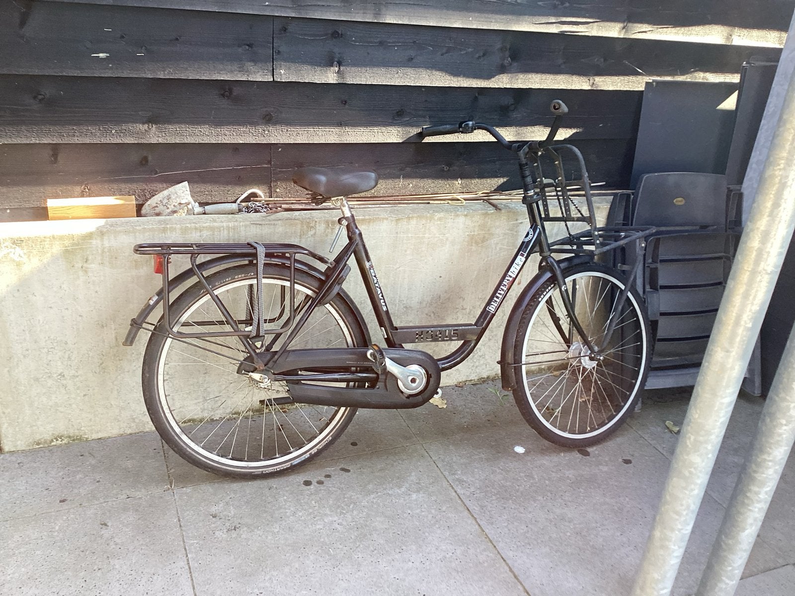 Batavus Delivery Stationsfiets met voorrek en slot, Ophalen, Gebruikt, Batavus
