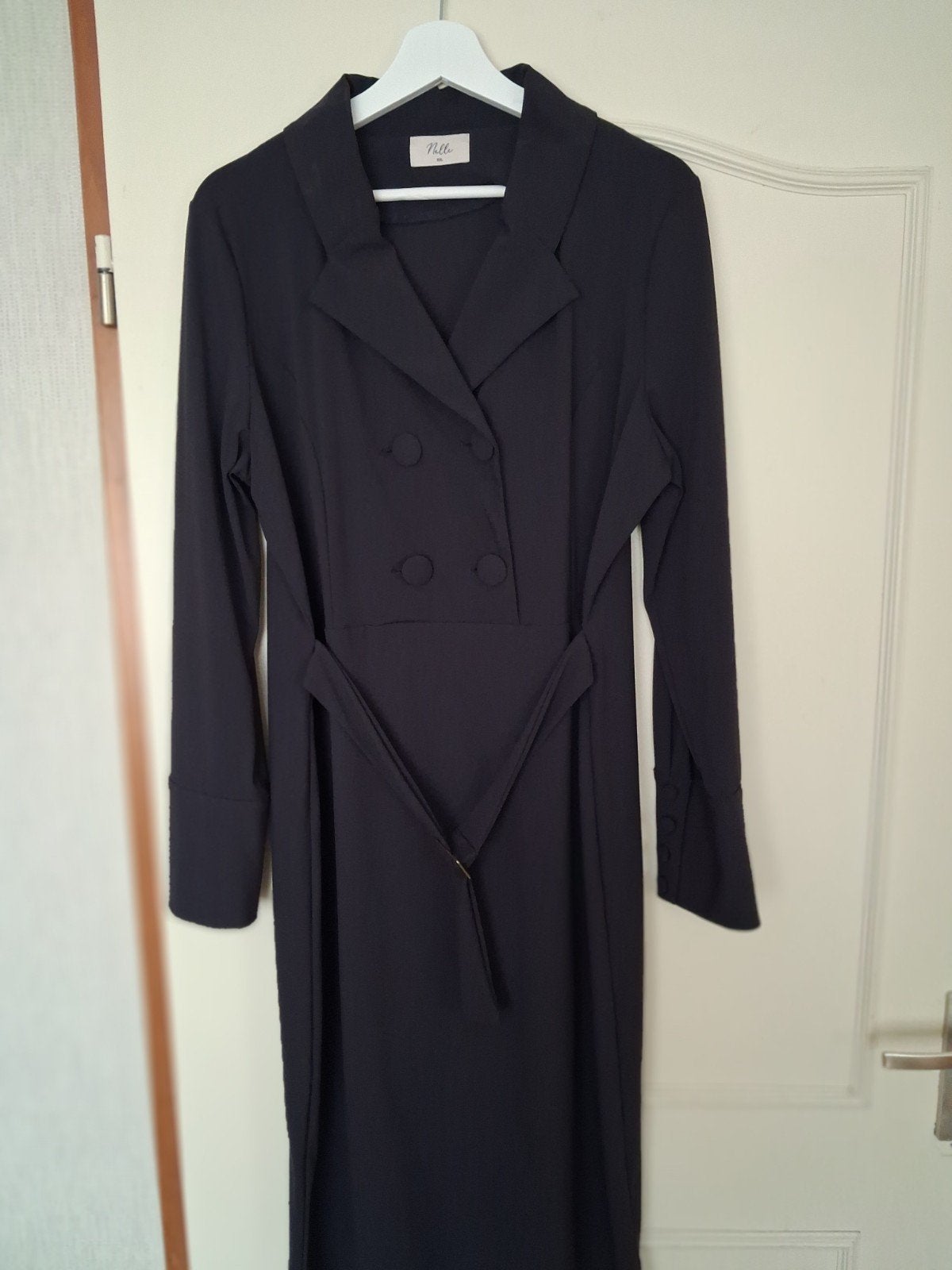 mooie jurk xl, Ophalen of Verzenden, Zo goed als nieuw, Maat 46/48 (XL) of groter, Onder de knie