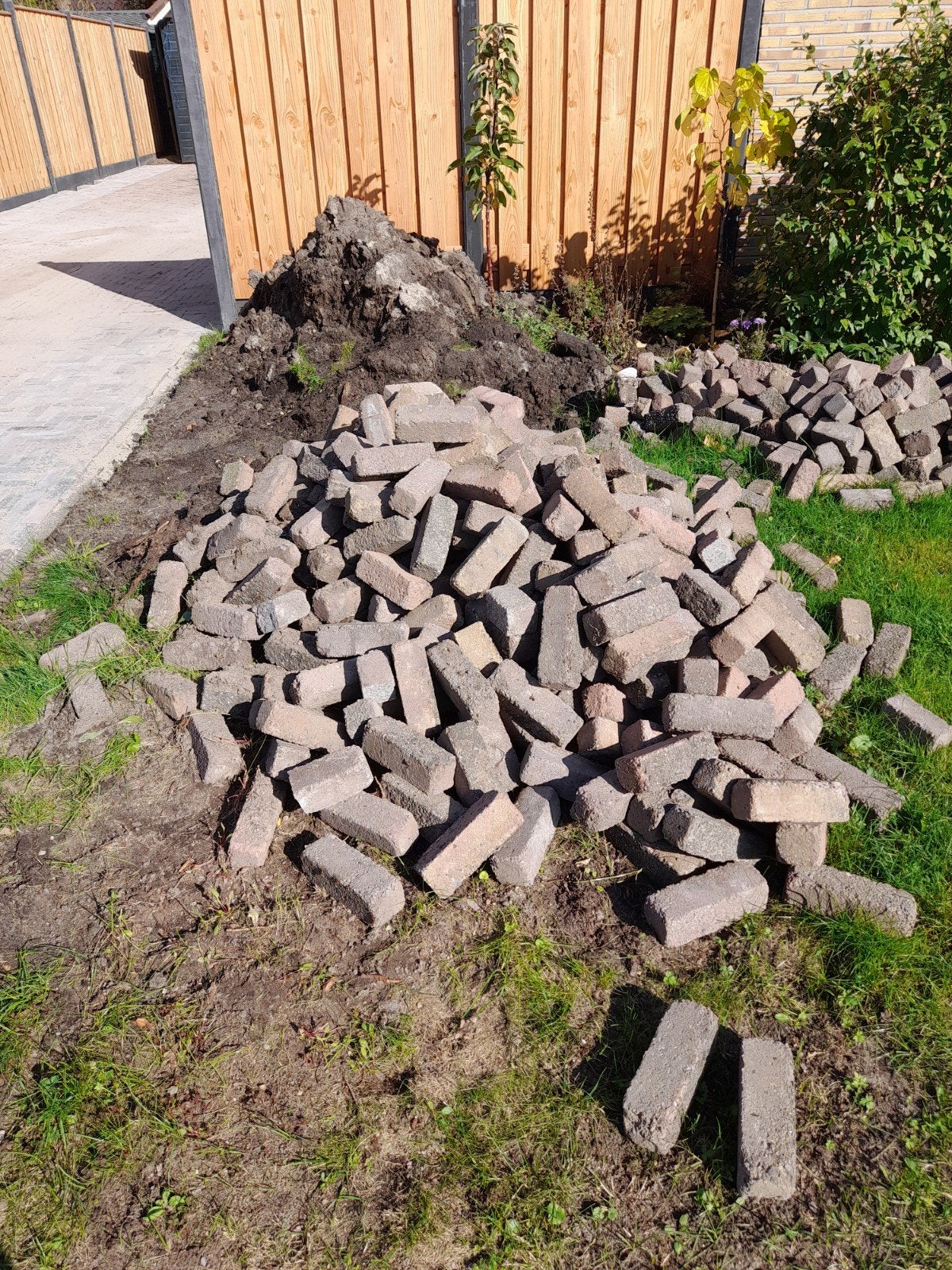 Gratis dikformaat klinkers 7x7x20, Ophalen of Verzenden