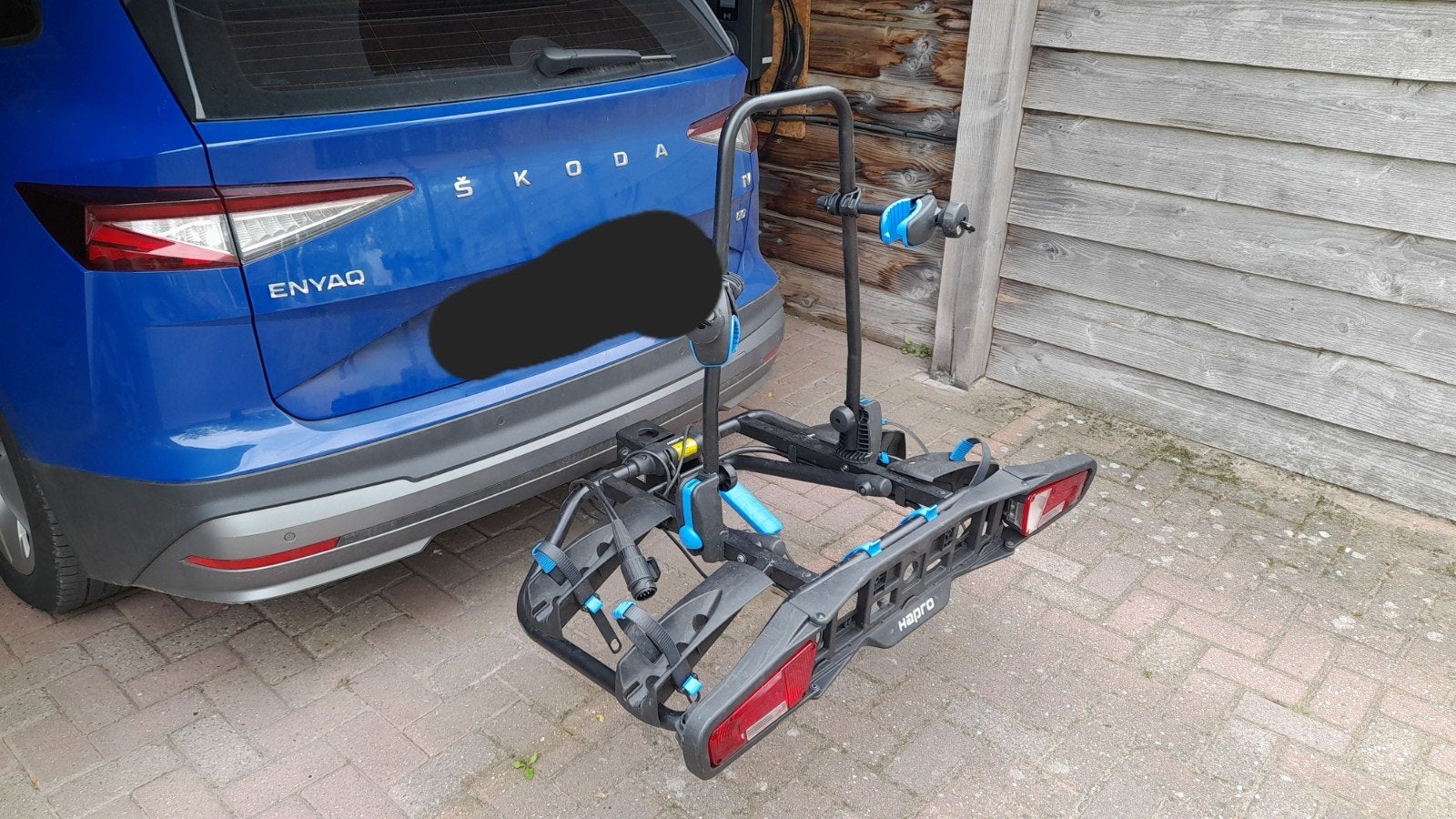 Fietsendrager Hapro Atlas Premium II 13P (ook voor ebikes), Ophalen, Zo goed als nieuw, 2 fietsen, Trekhaakdrager