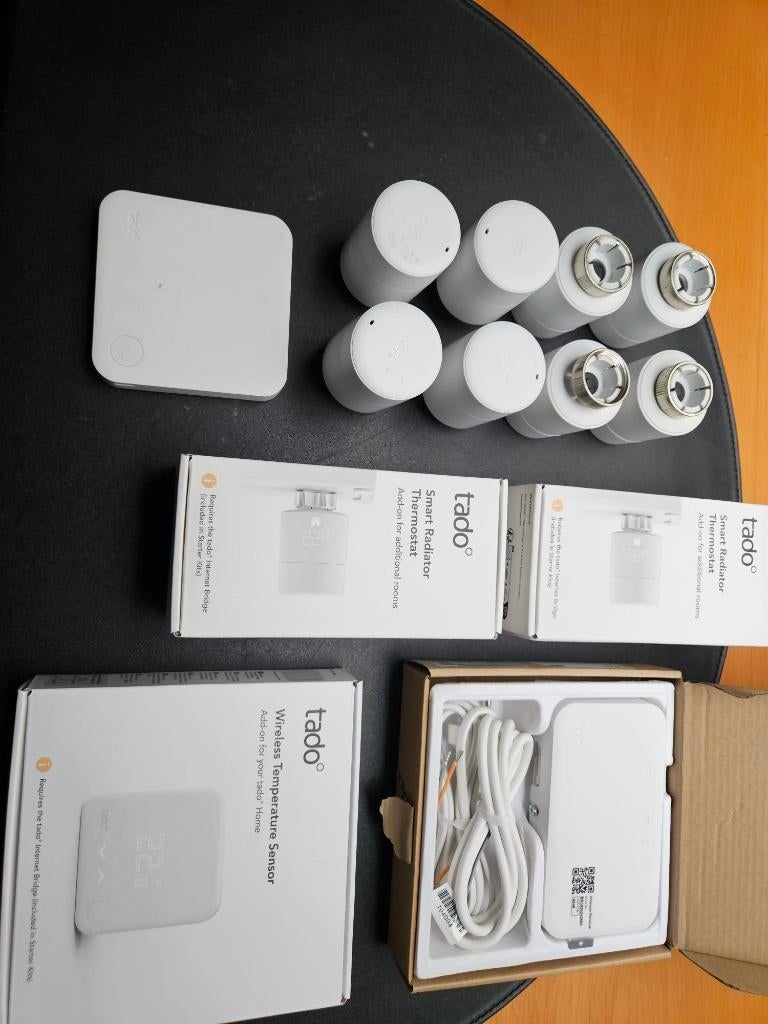 tado radiatorknoppen, thermostaat, bridge en ontvanger, Ophalen, Minder dan 30 cm, Overige typen, Minder dan 60 cm
