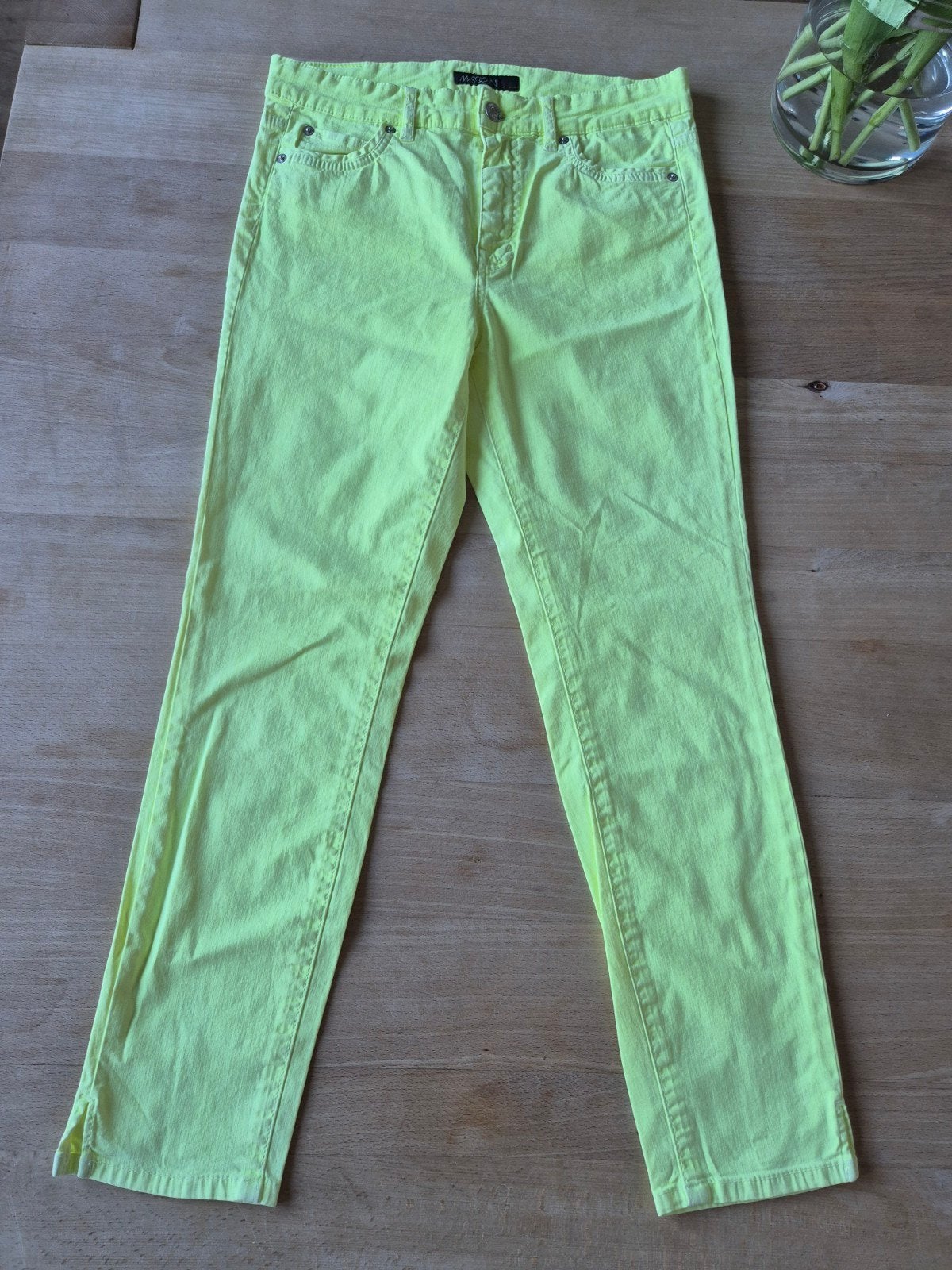 Prachtige zomer broek Marccain.Maat 36., Verzenden, Geel, Zo goed als nieuw, Maat 36 (S)