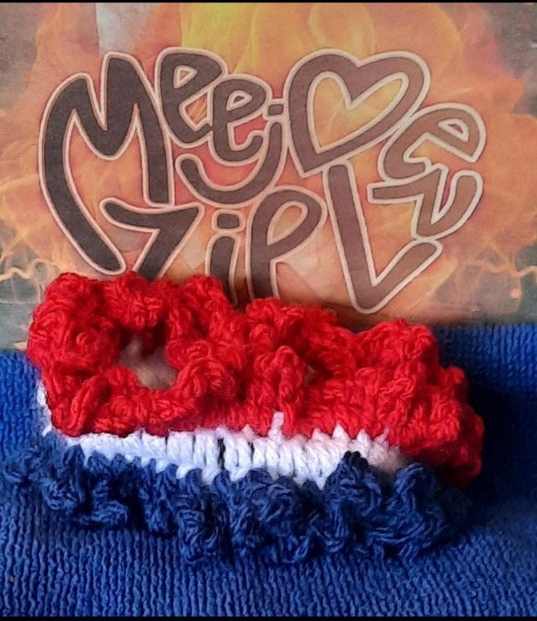 Nieuw gehaakt haar elastiek, scrunchie of armband, Ophalen of Verzenden, Nieuw, Haarspeld