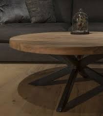 Rond acaciahouten tafelblad UrbanSofa - 4 cm massief, Ophalen, Nieuw, Rond, Overige houtsoorten