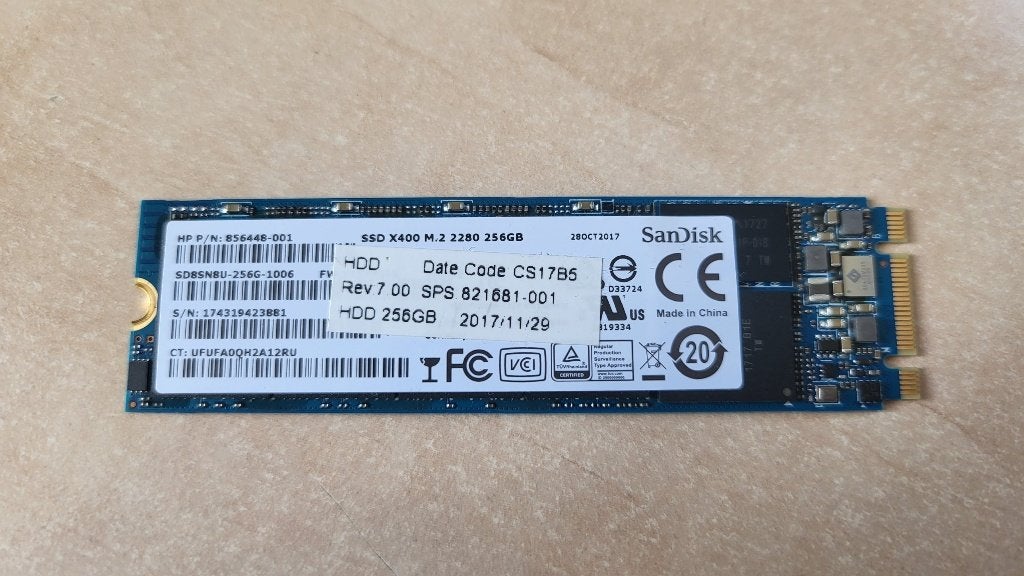 SanDisk X400 256GB M.2 2280 SATA SSD - 99% gezondheid, Computers en Software, Intern, SSD, Sandisk, 256 GB
