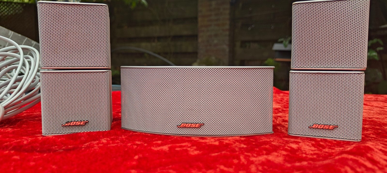 Bose Jewel luidsprekers 3x met originele luidsprekerkabels, Ophalen of Verzenden, 70 watt of meer, Overige merken, Overige spelers