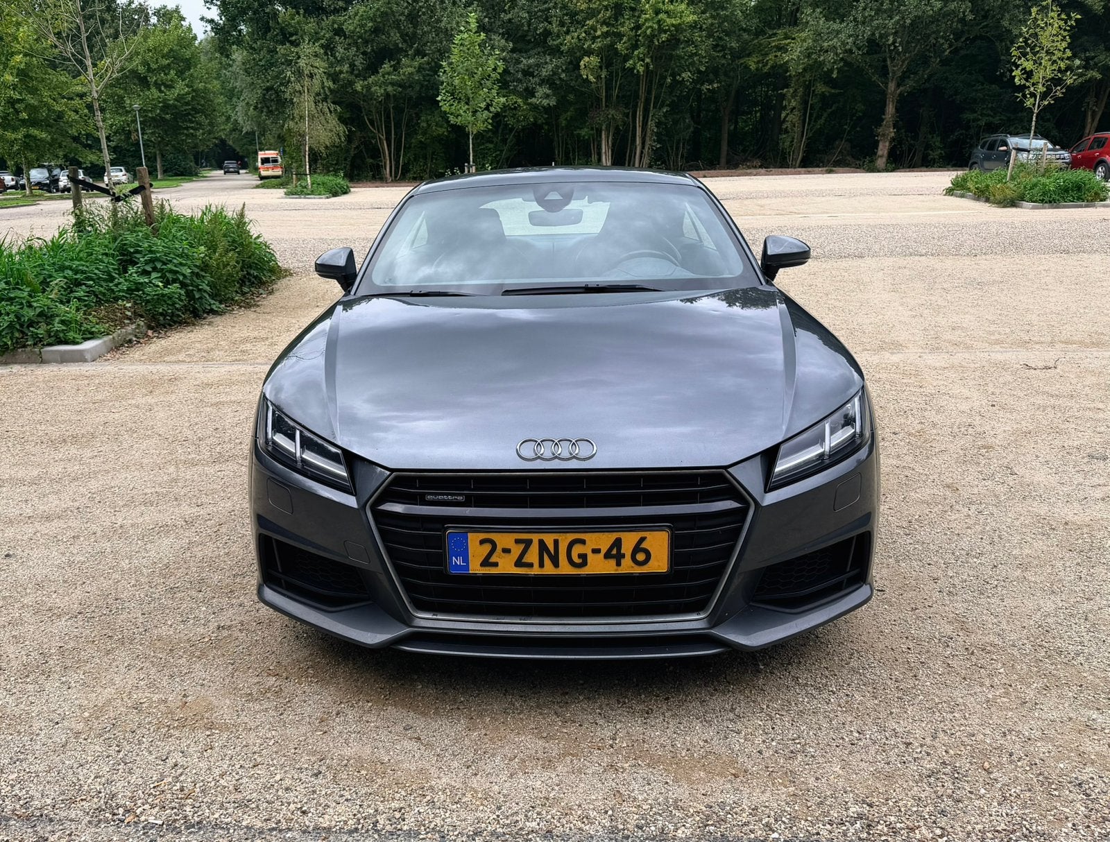 Audi TT 2.0 Tfsi 169KW Coupe Q. S-tr 2016 Grijs, Auto's, Dealer onderhouden, TT, 4 cilinders, 1984 cc