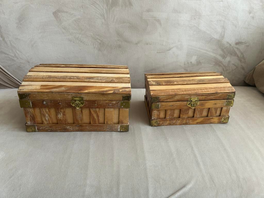 Houten kistjes, Ophalen of Verzenden, Gebruikt, Minder dan 50 cm, Minder dan 50 cm