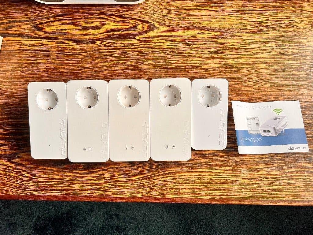 Devolo dLAN Powerline WiFi grote set, Ophalen of Verzenden, Gebruikt, Router, Devolo