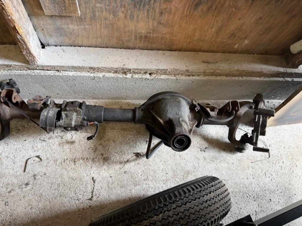Jeep wrangler yj voor as, Ophalen, Jeep