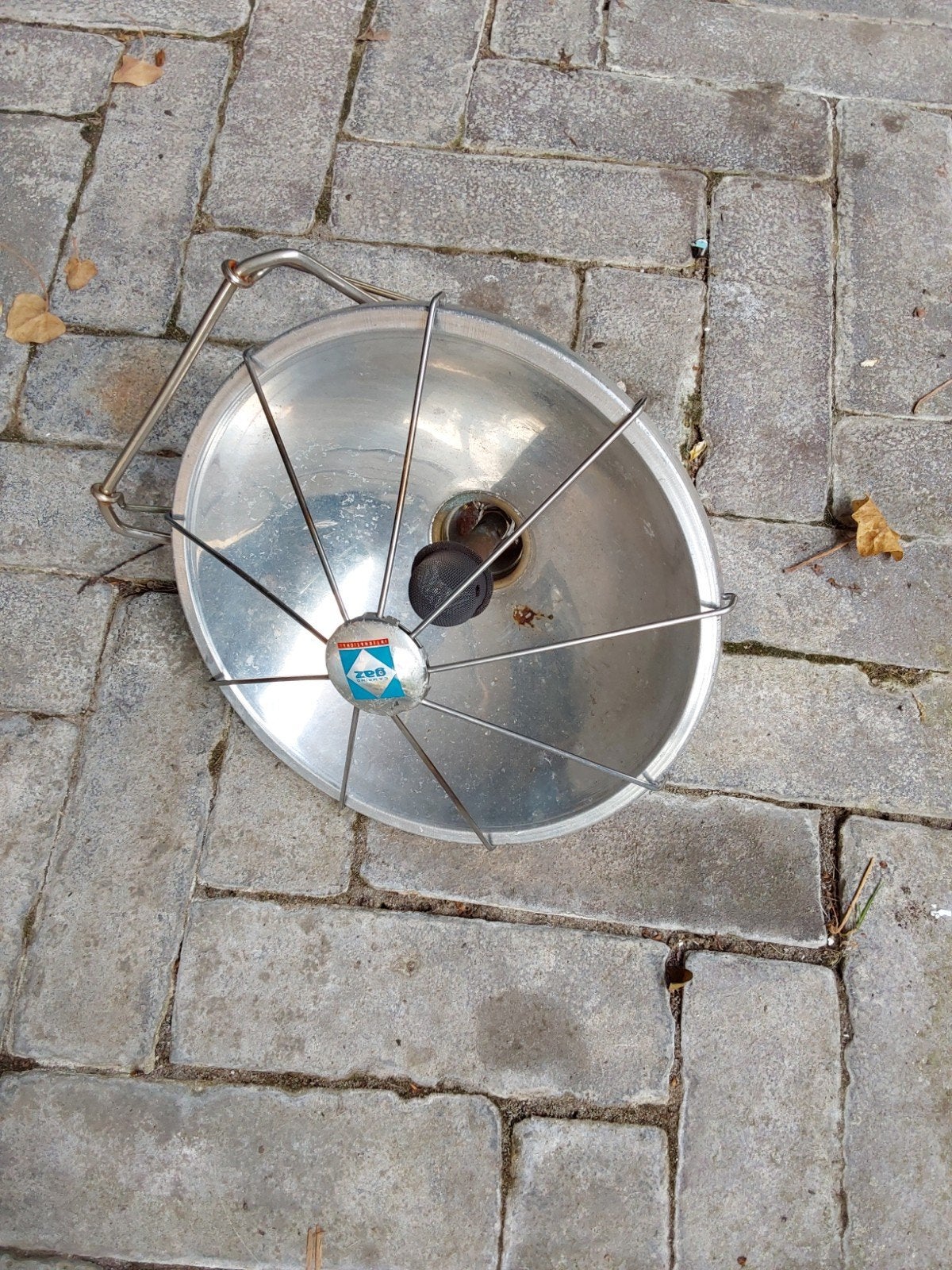 Vintage Gas Terrasverwarmer / Heater Campinggaz, Tuin en Terras, Ophalen, Gebruikt, Gas, Vloer