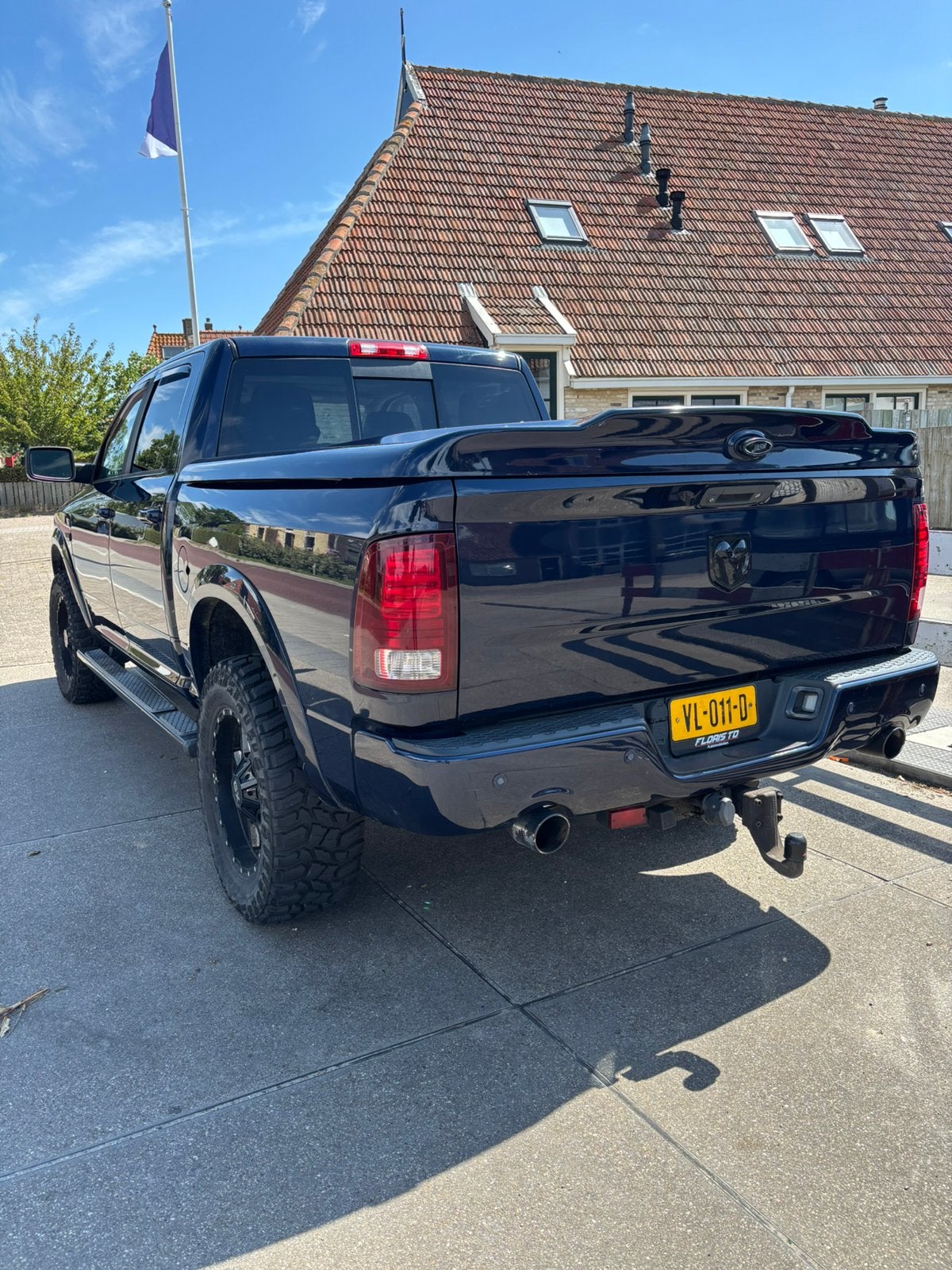 Dodge RAM Dodge RAM 2014, Automaat, 5654 cc, Blauw, Leder en Stof