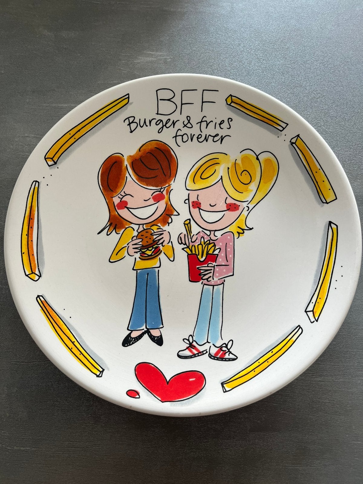 Blond Amsterdam bord BFF, Ophalen of Verzenden, Zo goed als nieuw, Aardewerk, Bord(en)