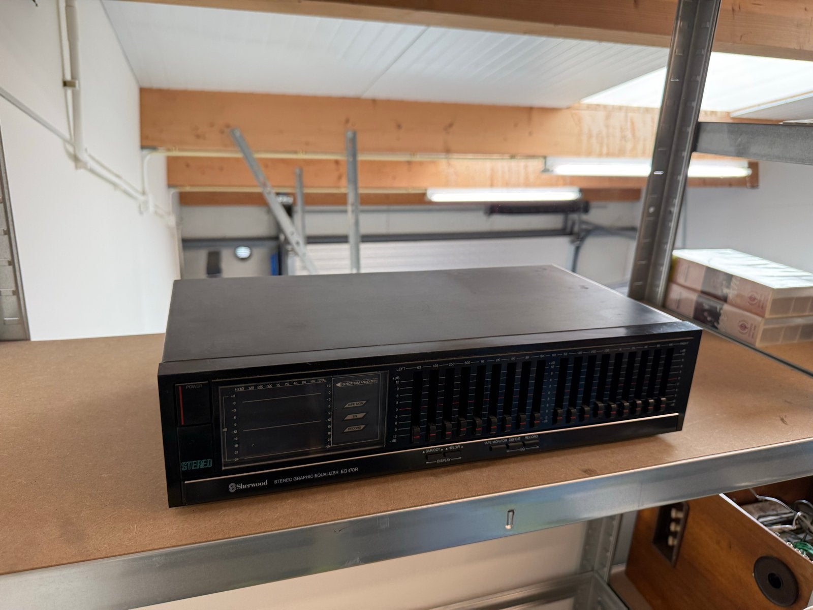 Sherwood Stereo Grafische Equalizer EQ-470R, Overige merken, Gebruikt, Ophalen of Verzenden, Minder dan 60 watt