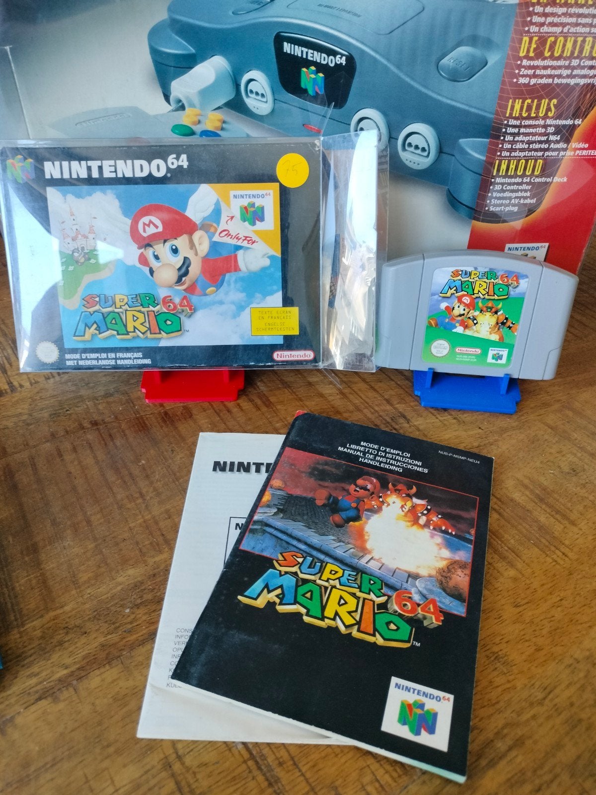 Super Mario 64 - Nintendo 64 (N64) - Compleet met doos, 1 speler, Ophalen of Verzenden, Zo goed als nieuw, Vanaf 3 jaar
