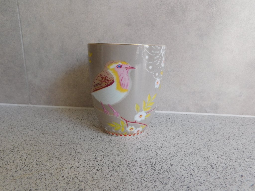 Mok 300 ml. Earlybird PiP Studio Amsterdam, Ophalen of Verzenden, Zo goed als nieuw, Overige stijlen, Kop(pen) en/of Schotel(s)