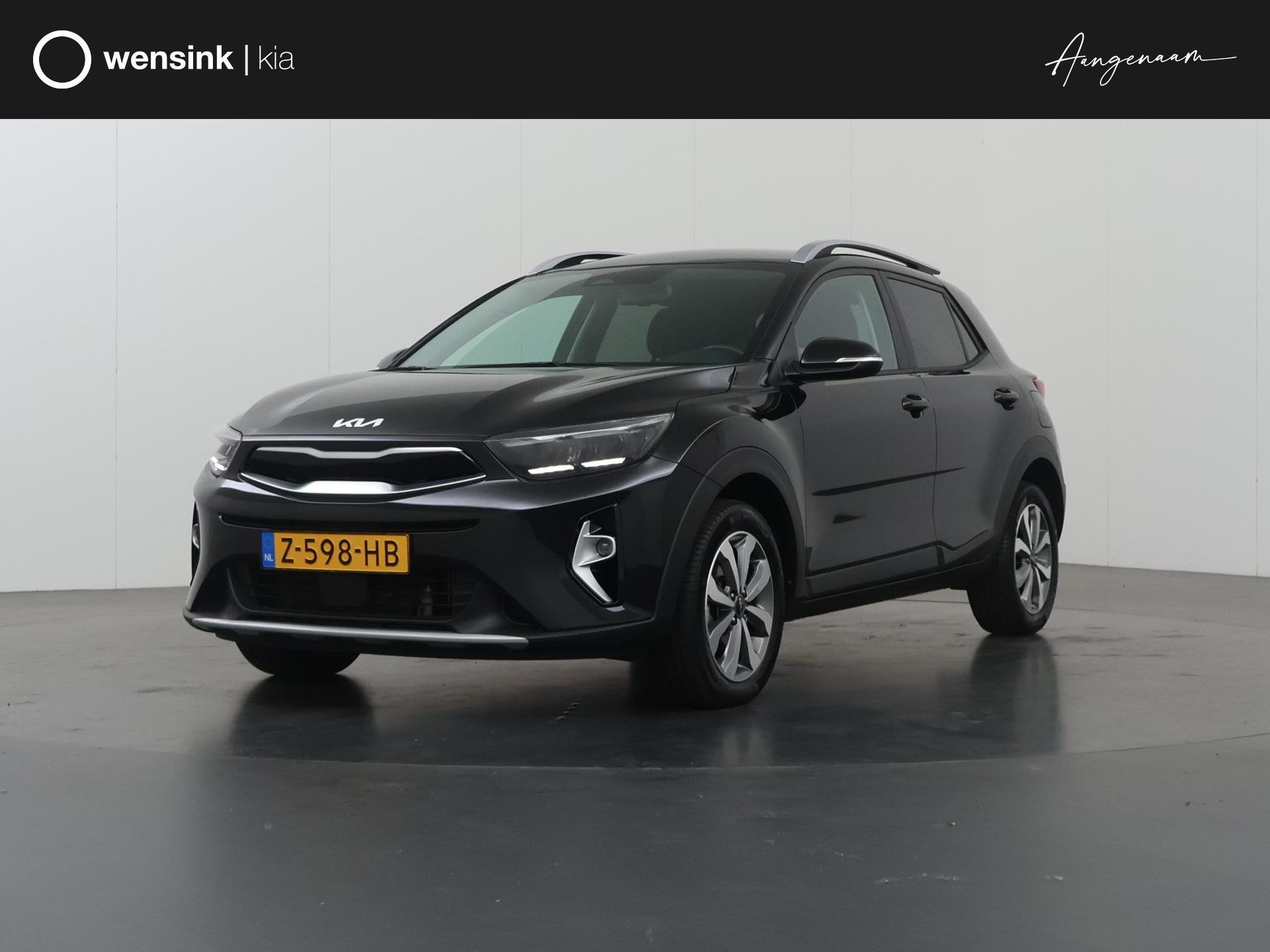 Kia Stonic 1.0 T-GDi MHEV DynamicPlusLine | Stoel/Stuurwielv, Auto's, Voorwielaandrijving, Gebruikt, Automatische klimaatregeling