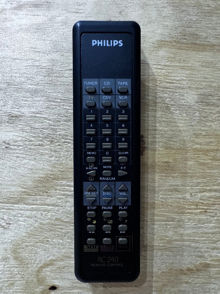 ✅ Philips RC240 - Remote Control RC 240, Ophalen of Verzenden, Refurbished
