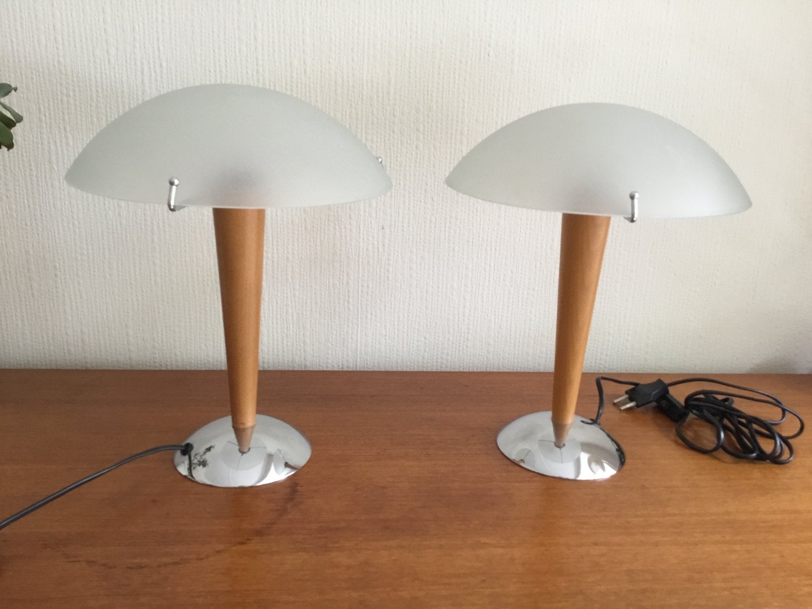 Set van twee oud ikea mushroom  kvintol lampen., Ophalen of Verzenden, Zo goed als nieuw