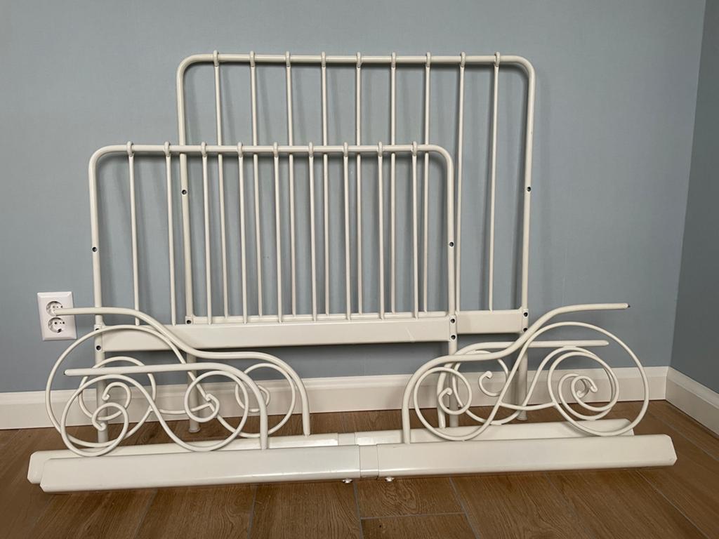 Minnen meegroeibed ikea, Ophalen, Gebruikt, 70 tot 85 cm, Lattenbodem