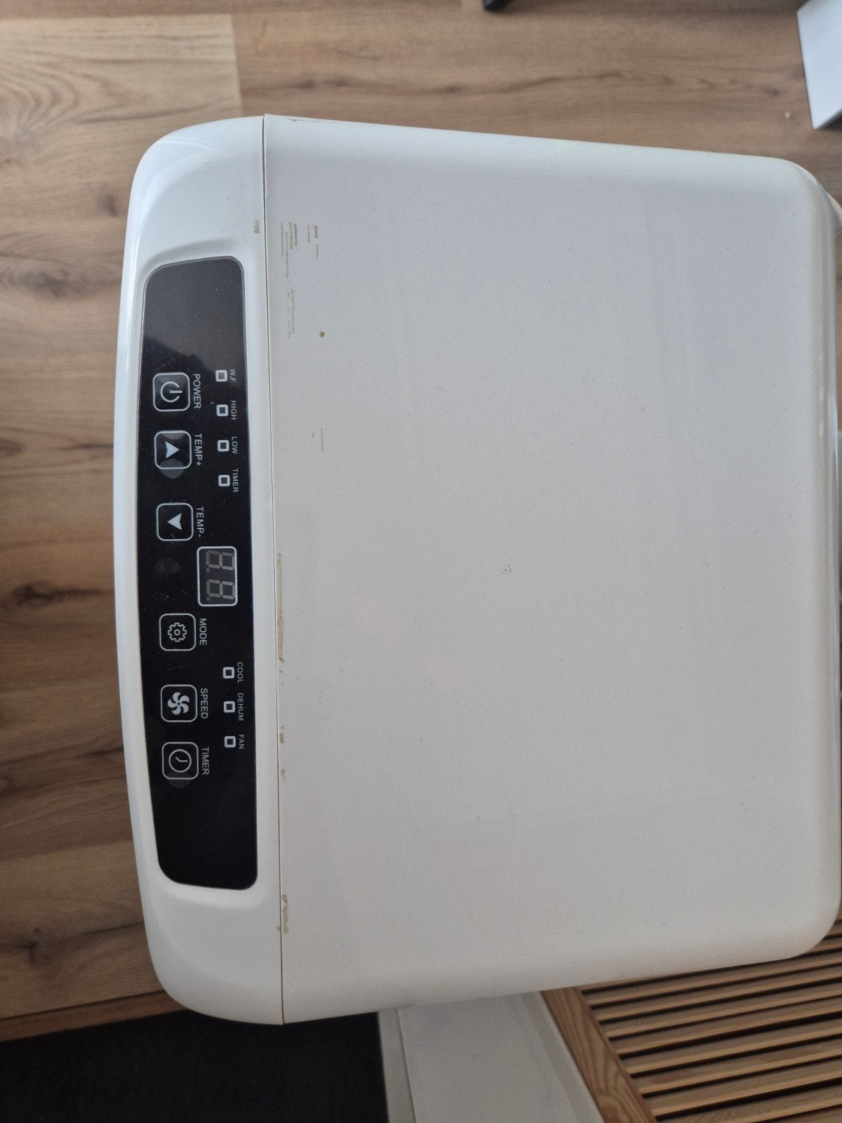 Mobiele airco op wieltjes!, Ophalen, Gebruikt, Minder dan 60 m³, 3 snelheden of meer