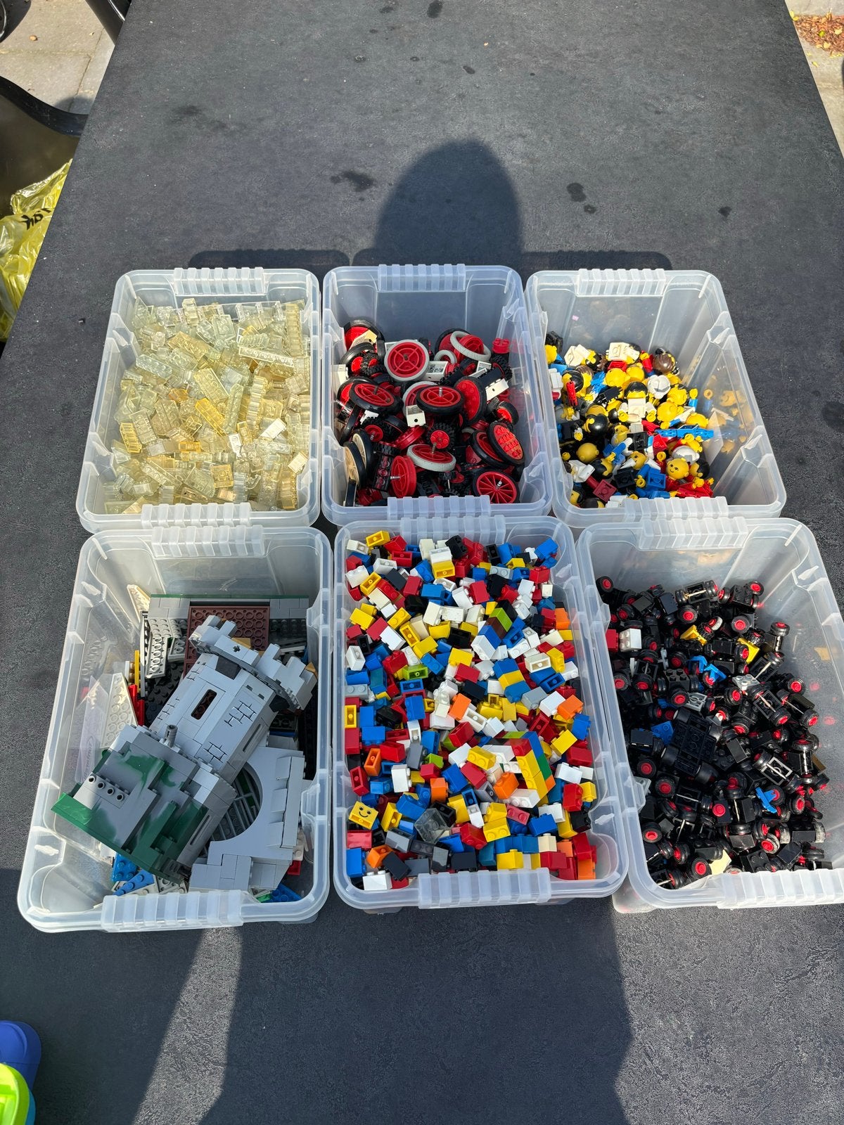 Grote partij diverse LEGO stenen en onderdelen, Inclusief minifiguren, Gebruikt, Lego, Ophalen of Verzenden
