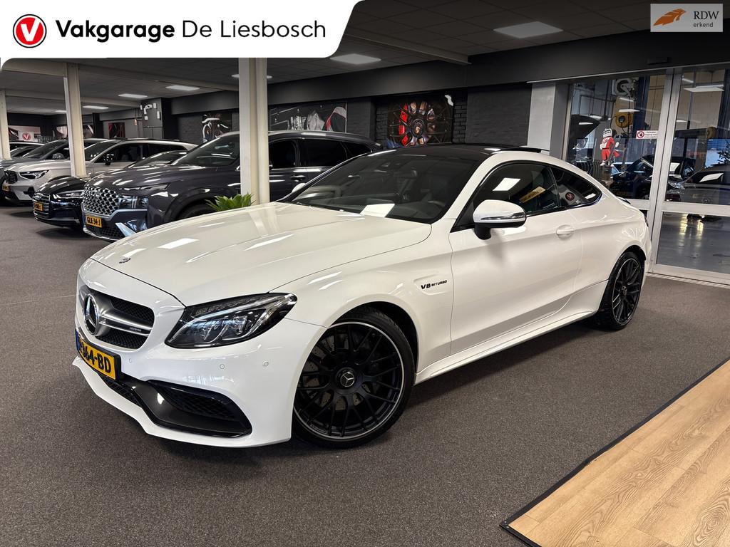 Mercedes-Benz C-klasse coupe AMG 63 / pano / leer / memory /, Auto's, Mercedes-Benz, Automaat, Achterwielaandrijving, Gebruikt