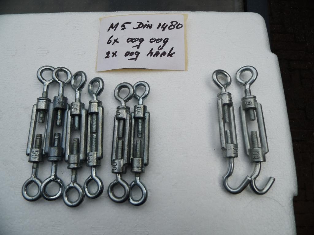Kabel of Draad spanners M5, Ophalen of Verzenden, Nieuw, Spijkers