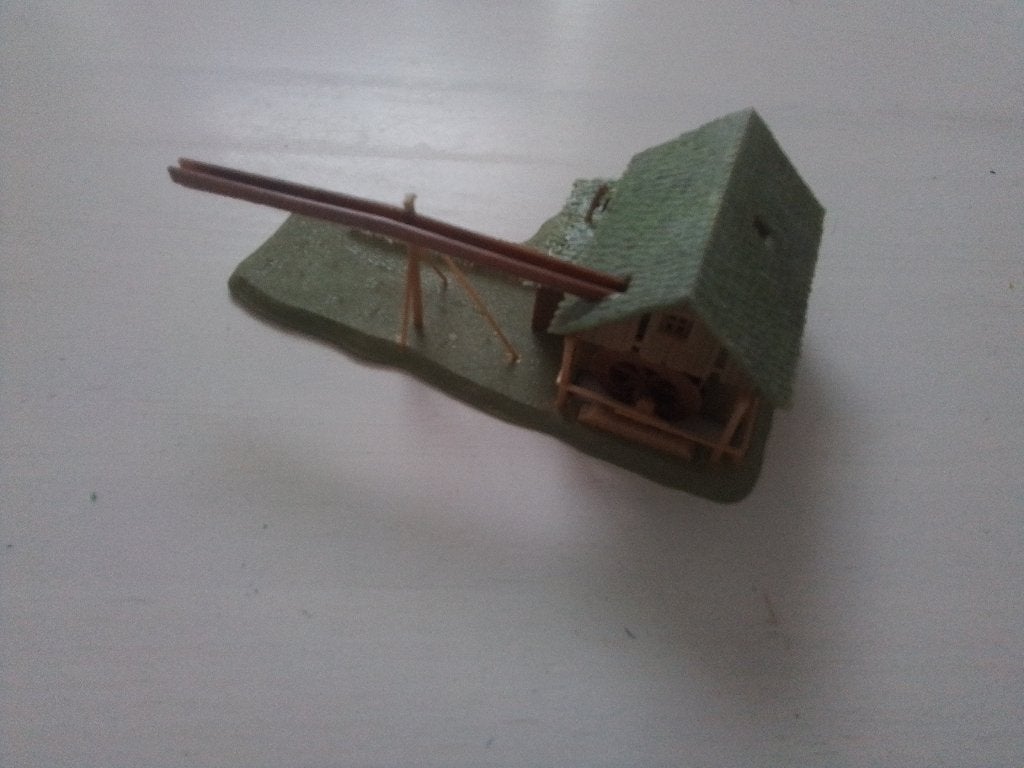 Faller Spur N Wassermühle aufgebaut ohne Motor, Hobby en Vrije tijd, Overige merken, Gebruikt, Gelijkstroom, Verzenden