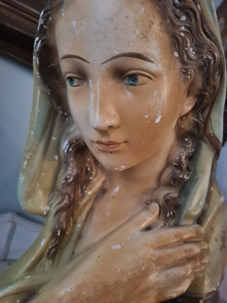 Groot zeer oud Maria beeld, Ophalen of Verzenden
