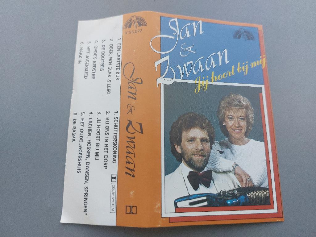 JAN & ZWAAN - JIJ HOORT BIJ MIJ (MC), 1 bandje, Ophalen of Verzenden, Zo goed als nieuw, Origineel
