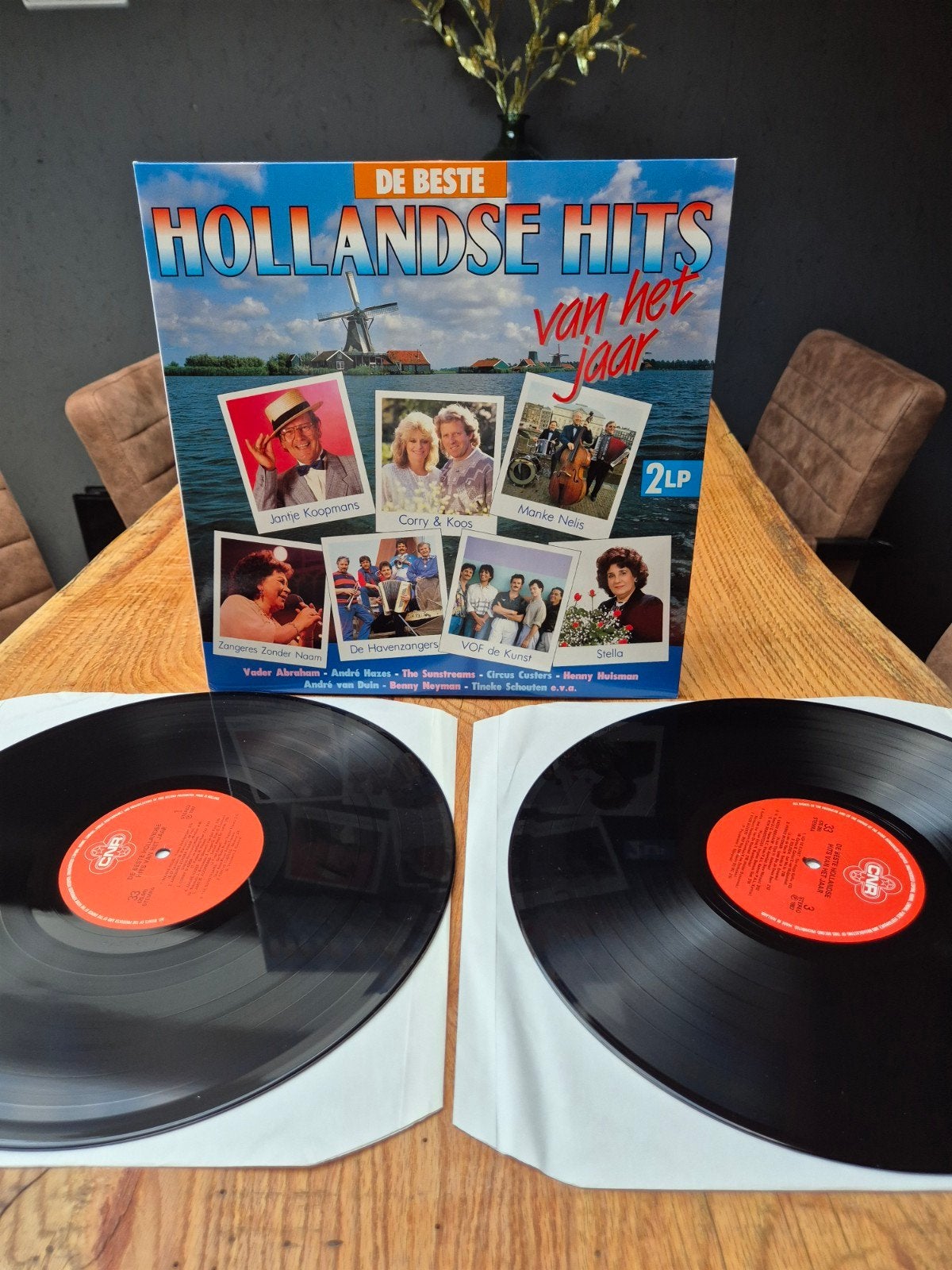 De Beste Hollandse Hits van het Jaar - Dubbel LP, Gebruikt, Complilatie, Ophalen of Verzenden, Levenslied of Smartlap