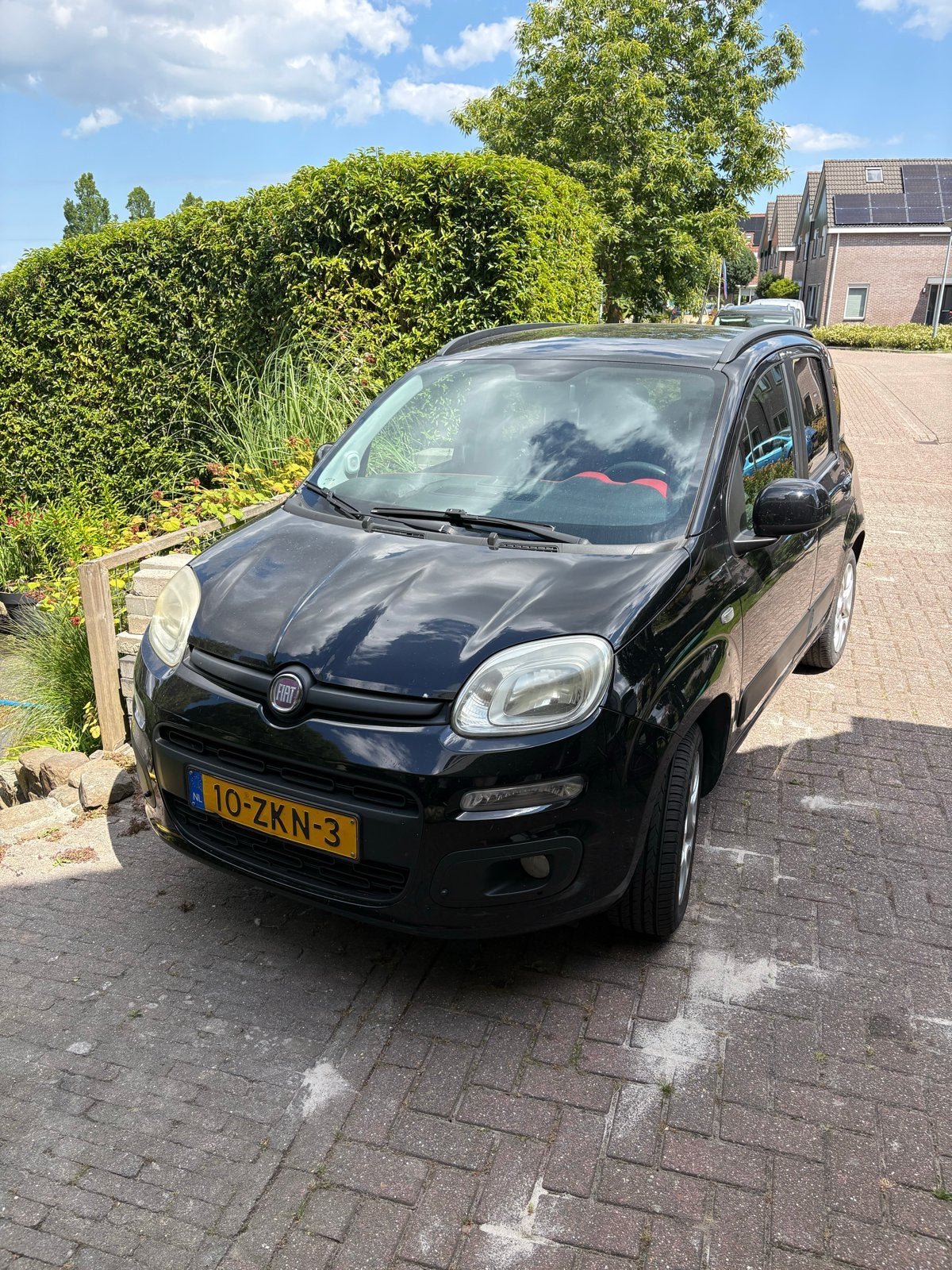 Fiat Panda 0.9 Twinair turbo,  Sempre. Evt met winterbanden, Auto's, Fiat, Voorwielaandrijving, 40 €/maand, Panda, Zwart