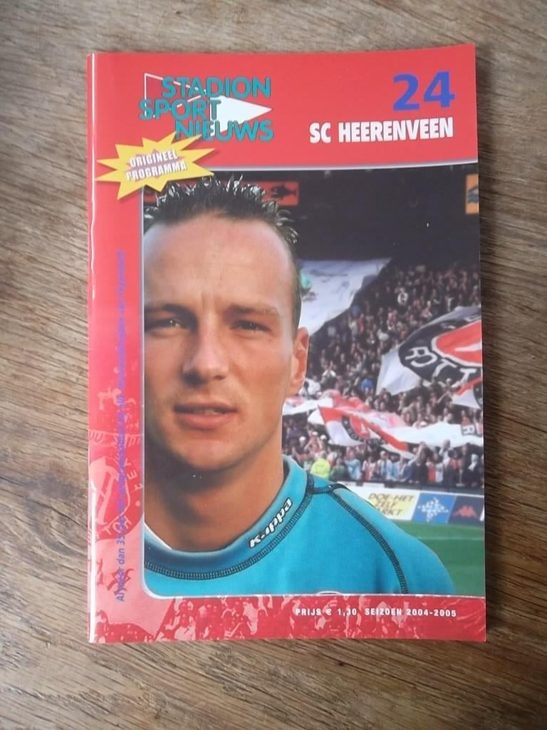 Programmaboekje 24 Feyenoord - SC Heerenveen 1 mei 2005, Ophalen of Verzenden, Gelezen, Watersport en Hengelsport