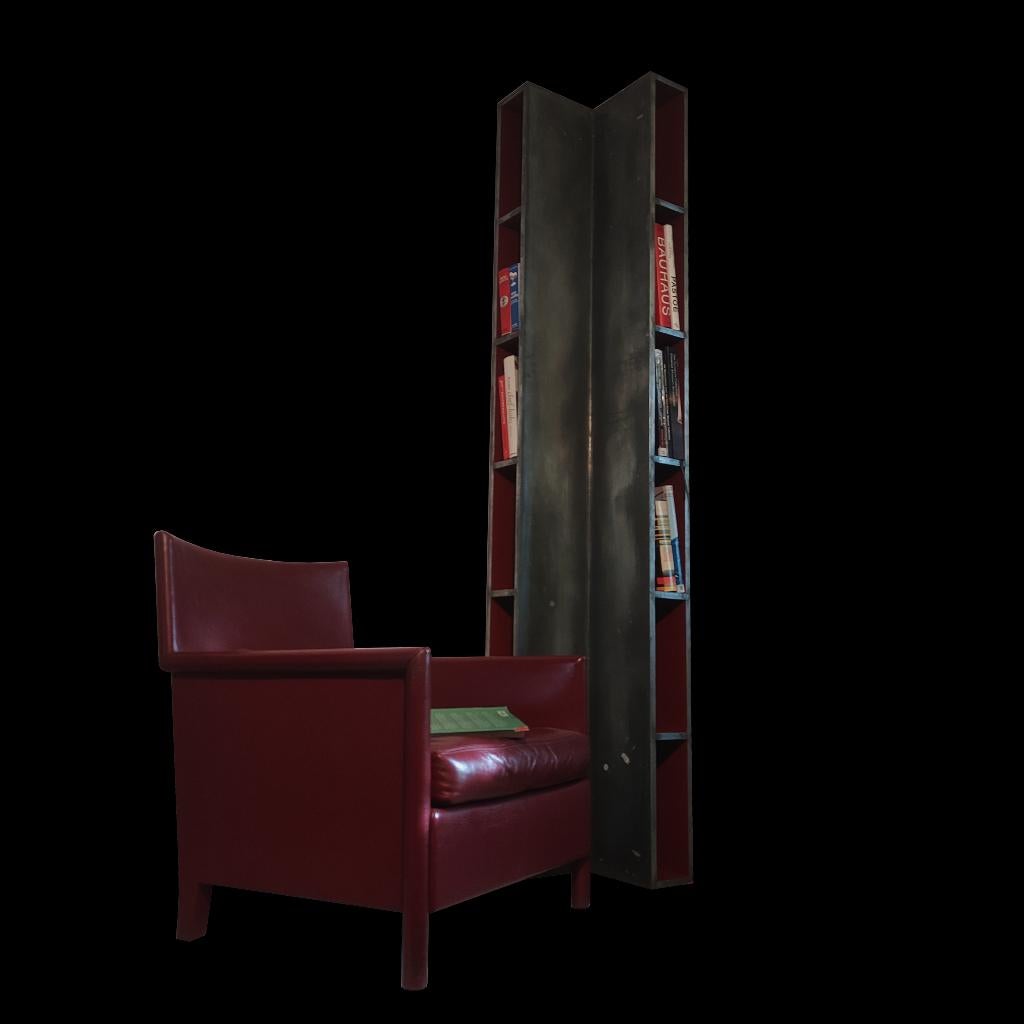 Exclusieve design kunst boekenkast design Arno Kortschot, Met plank(en), Minder dan 50 cm, Gebruikt, 200 cm of meer