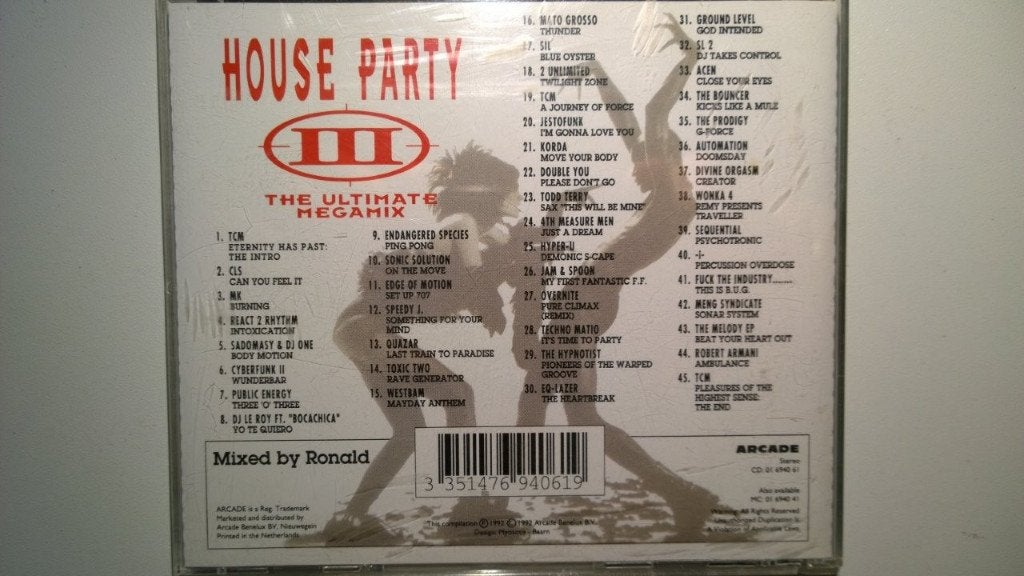 House Party III (The Ultimate Megamix), Ophalen of Verzenden, Zo goed als nieuw, Techno, Album