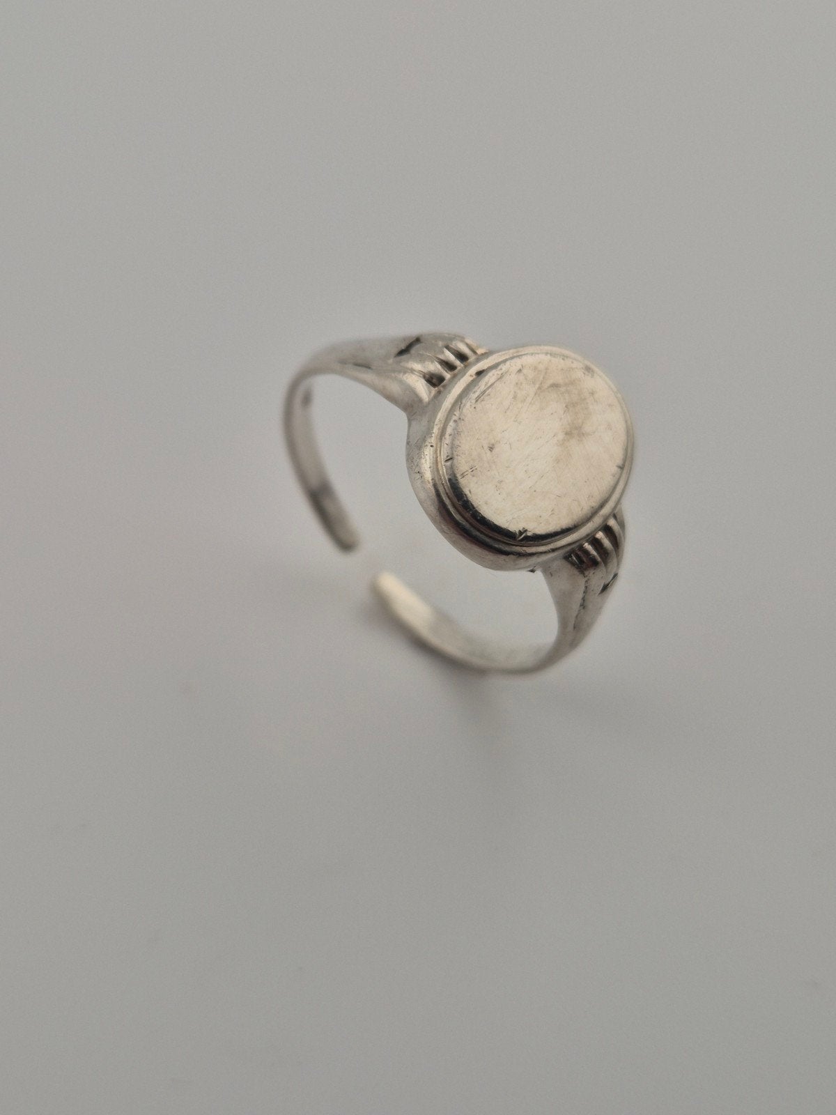 Mooie 925 Sterling Zegelring, Sieraden, Tassen en Uiterlijk, Ringen, 18 tot 19, Verzenden, Dame, Zilver