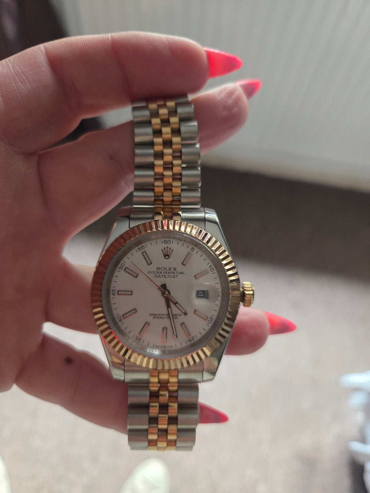 Dames horloge, Ophalen of Verzenden, Zo goed als nieuw, Staal, Overige merken