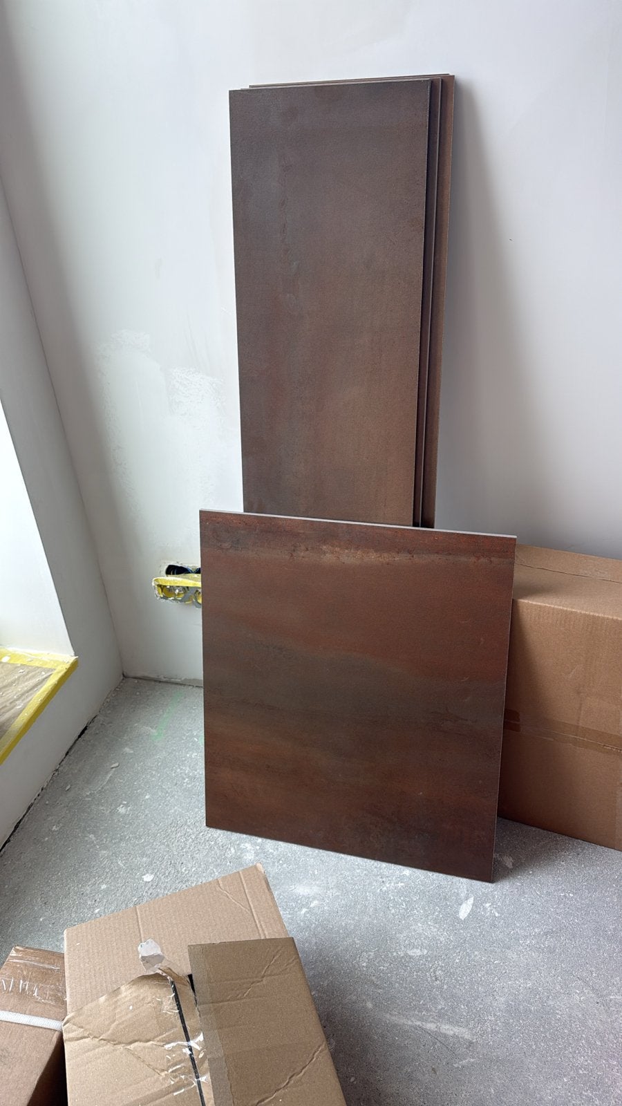 Energicker Oxidalo Tellurium 60x120 Rood-Bruin Vloertegels, Ophalen, 60 cm of meer, 40 tot 60 cm, Nieuw