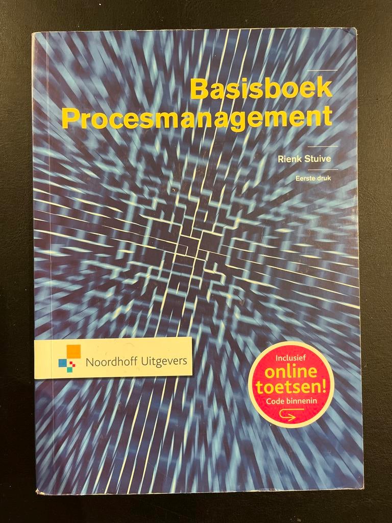 Basisboek Procesmanagement - R. Stuive, Boeken, Economie, Management en Marketing, Gelezen, Management, Ophalen of Verzenden