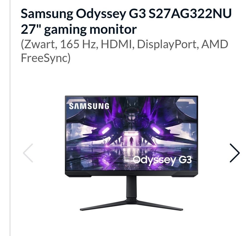 Samsung Gaming Monitor 27 inch - Goede Staat!, Computers en Software, Gaming, Gebruikt, Full HD, Ophalen of Verzenden