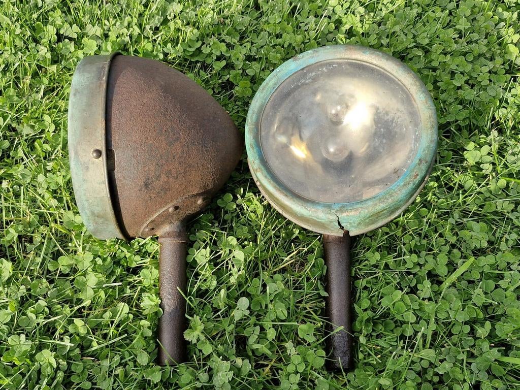 Vintage Auto Lampen - Ducellier Paris, Auto-onderdelen, Verlichting, Oldtimer onderdelen, Universele onderdelen, Gebruikt, Verzenden