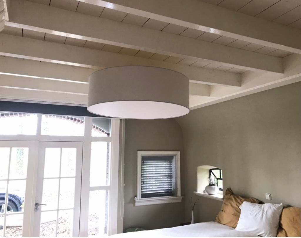 Lampenkap van 1m doorsnee!, Huis en Inrichting, Ophalen, Stof, Gebruikt, Modern