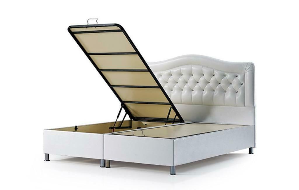 Diamond Swarovski Boxspring met opbergruimte compleet+matras, Huis en Inrichting, Slaapkamer | Boxsprings, Ophalen of Verzenden