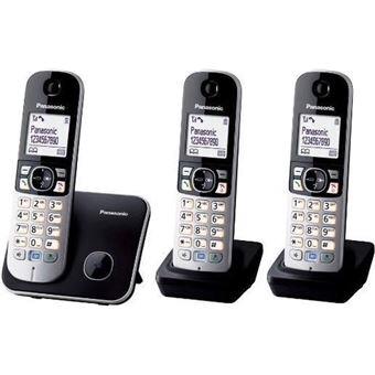 Panasonic Trio draadloze telefoon KX-TG6813BLB Zwart, Nieuw, Ophalen of Verzenden, Nvt, Nvt