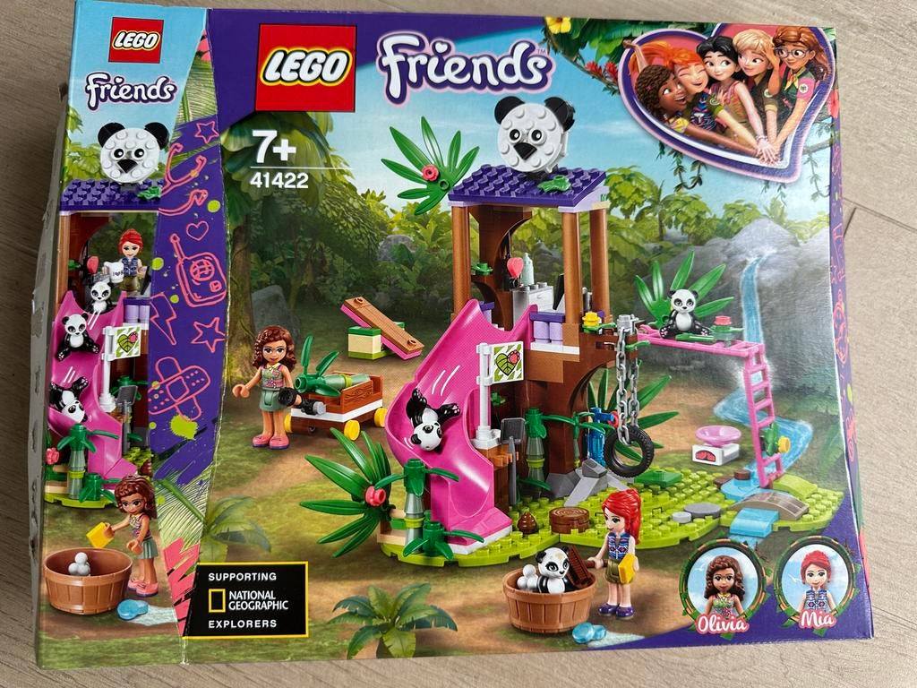 LEGO Friends Jungle Rescue Base 41422, Ophalen of Verzenden, Zo goed als nieuw, Complete set, Lego