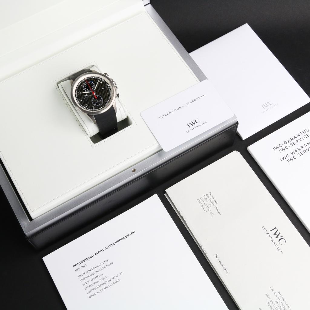 IWC Yacht Club Chronograph IWC SERVICE 45 (99% NIEUW/ 2014), Sieraden, Tassen en Uiterlijk, Horloges | Heren, Overige merken, Overige materialen