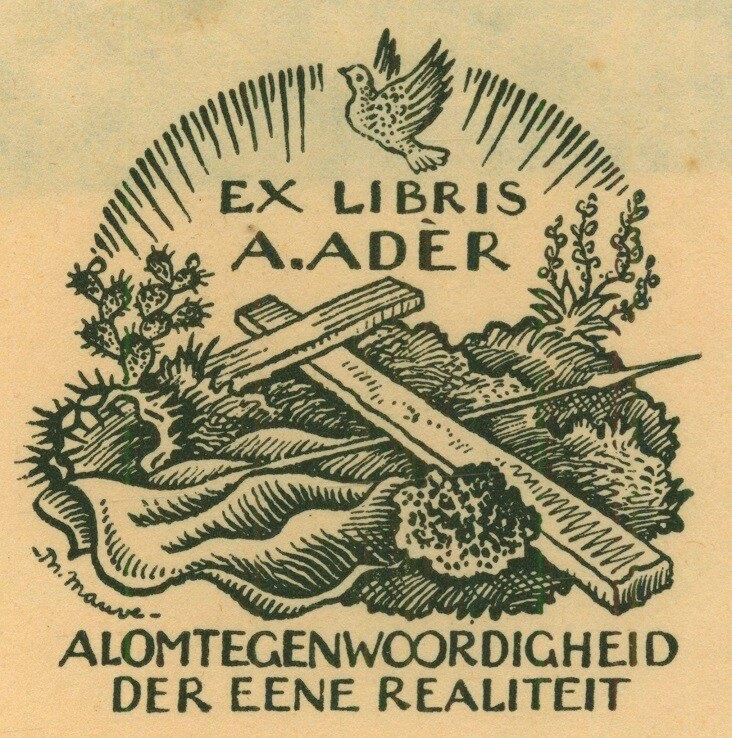 3213 Ex Libris Nederland : Thijs Mauve, 1941, Verzenden