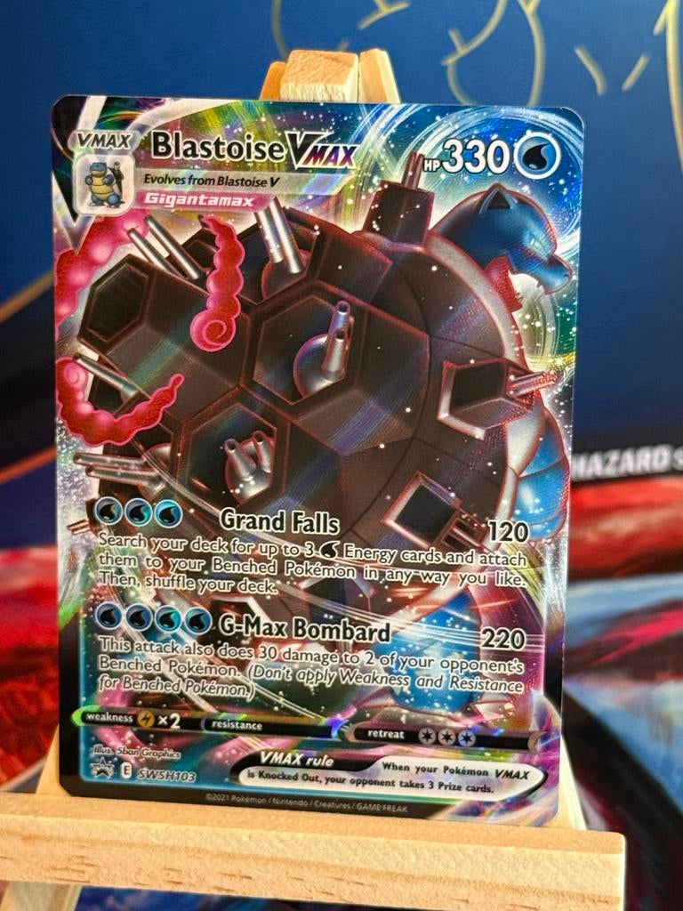 Blastoise VMAX SWSH103, Ophalen of Verzenden, Nieuw, Losse kaart